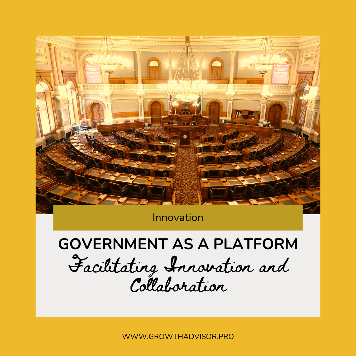 Government as a Platform: Facilitating Innovation and Collaboration