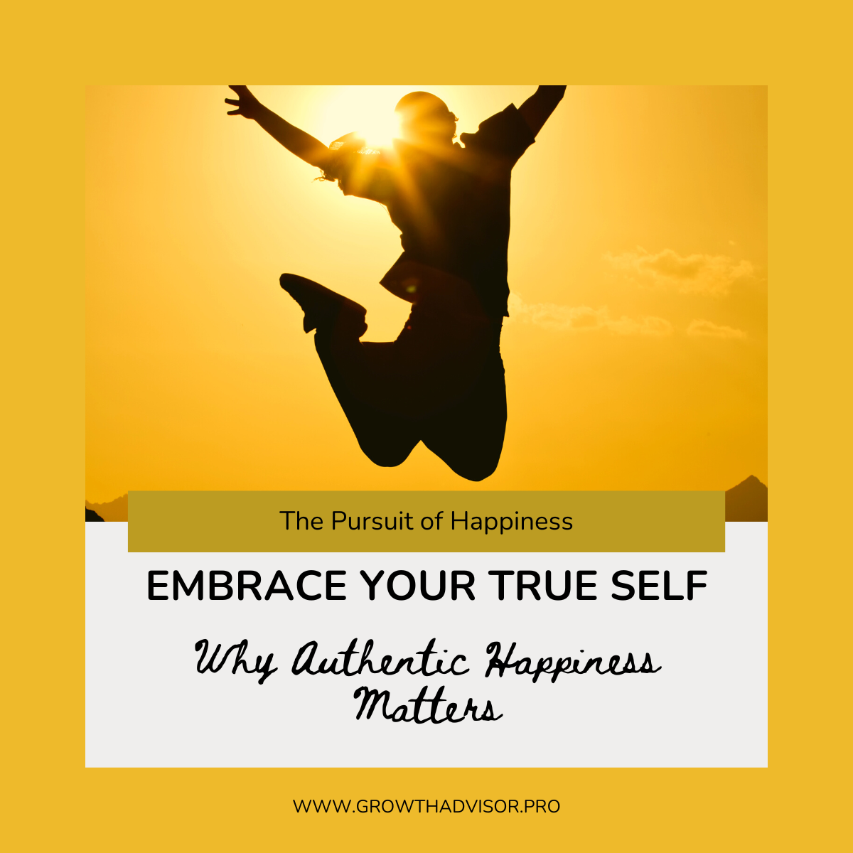 Embrace Your True Self: Why Authentic Happiness Matters