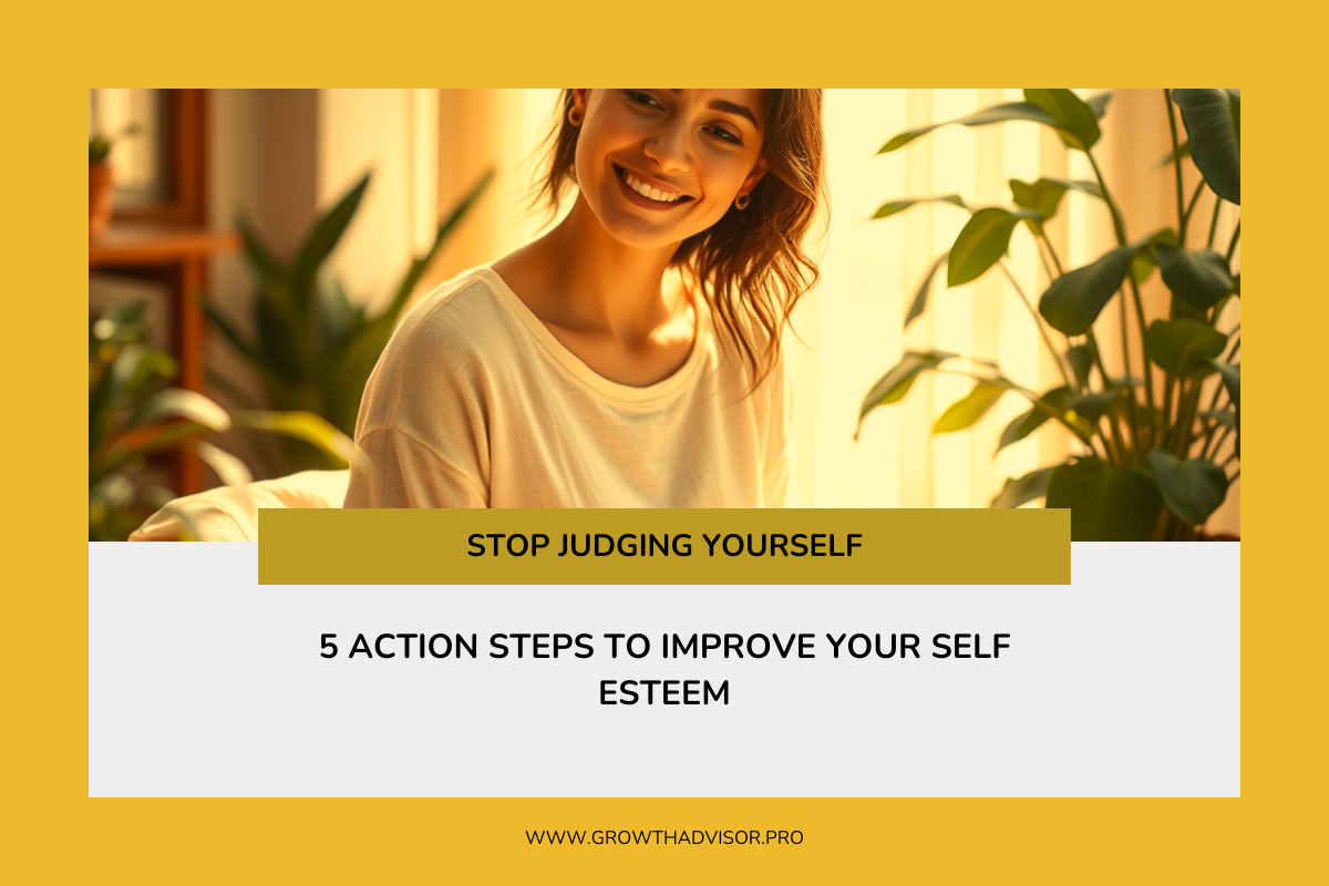 5 Action Steps To Improve Your Self Esteem